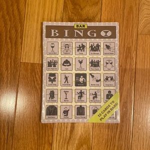 Bar bingo for Bachelorette or Happy Hour Game